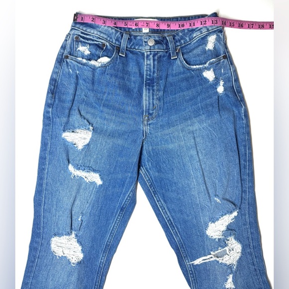 Abercrombie & Fitch Women’s High Rise Curve Love Mom Jeans Size- 6 Regular - Picture 5 of 10